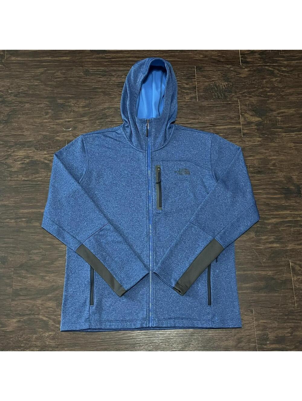 The North Face Mens Canyonlands Hoodie Full Zip Blue Size Large